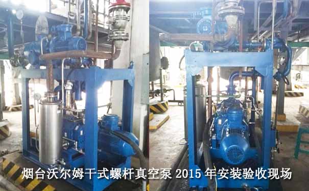 烟台沃尔姆干式螺杆真空泵2015验收现场-四川某化工SDP300项目案例图片1